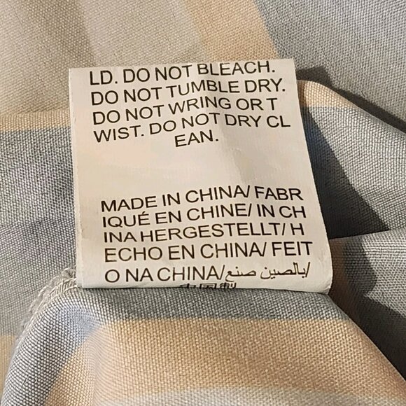 Men's Button Down Shirt Short Sleeve Striped Multicolor Size Medium - Picture 8 of 14